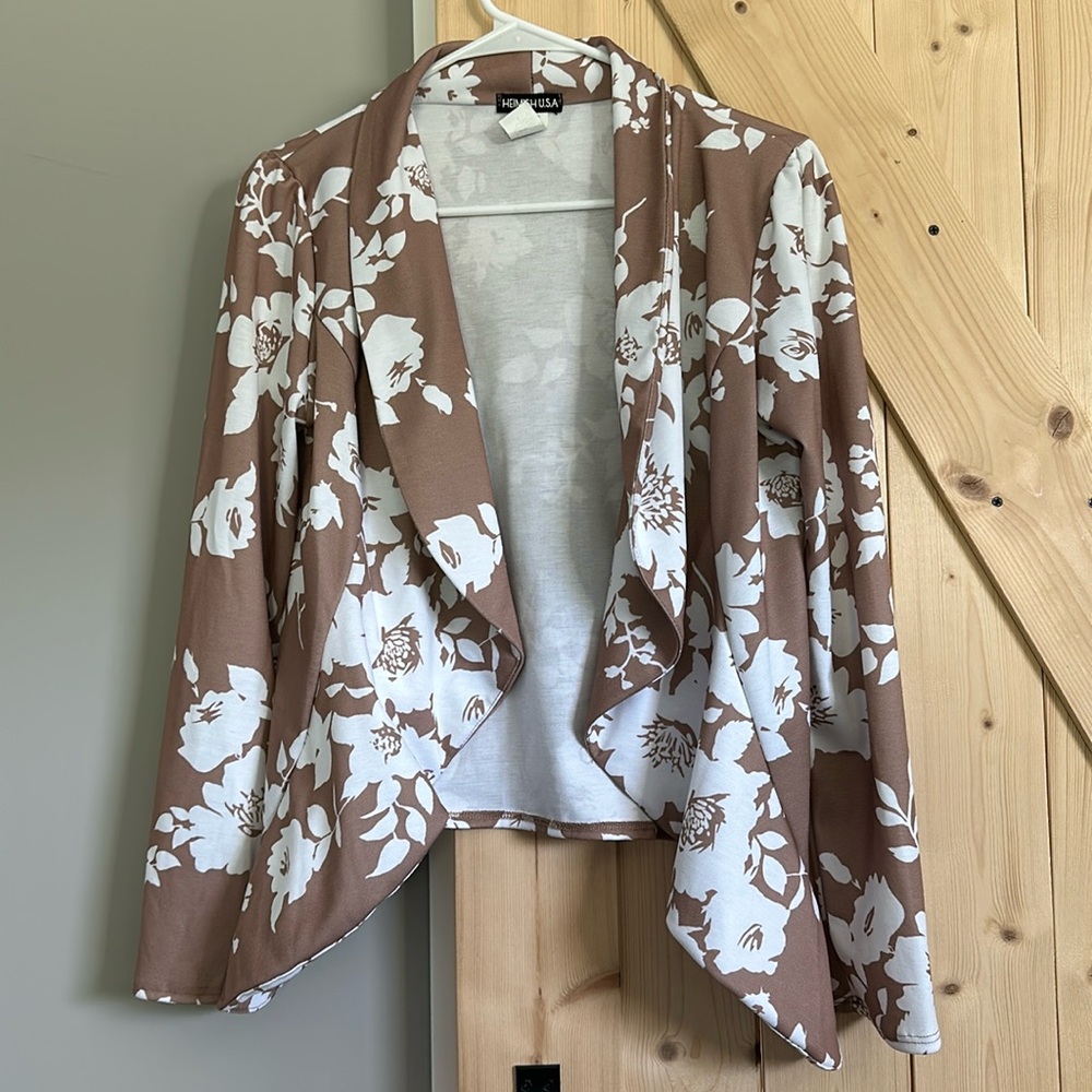 Floral blazer